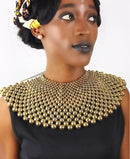 Egyptian Inspired Style Maxi Choker Necklace - Afrilege