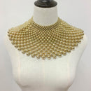 Egyptian Inspired Style Maxi Choker Necklace - Afrilege