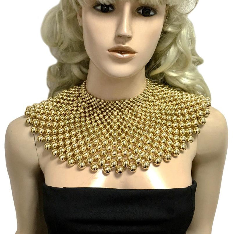 Egyptian Inspired Style Maxi Choker Necklace - Afrilege