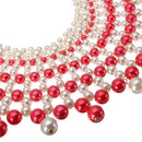 Egyptian Inspired Style Maxi Bib Collar Choker Necklace - Afrilege