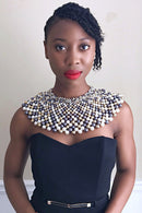 Egyptian Inspired Style Maxi Choker Necklace - Afrilege