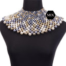 Egyptian Inspired Style Maxi Choker Necklace - Afrilege