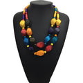 Layered Beads Necklace - Afrilege
