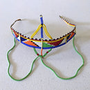 Maasai beaded forehead jewelry - Afrilege