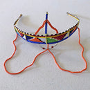 Maasai beaded forehead jewelry - Afrilege
