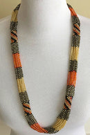 Maasai Beaded Long necklace - Afrilege