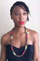 Maasai Beaded Long necklace - Afrilege