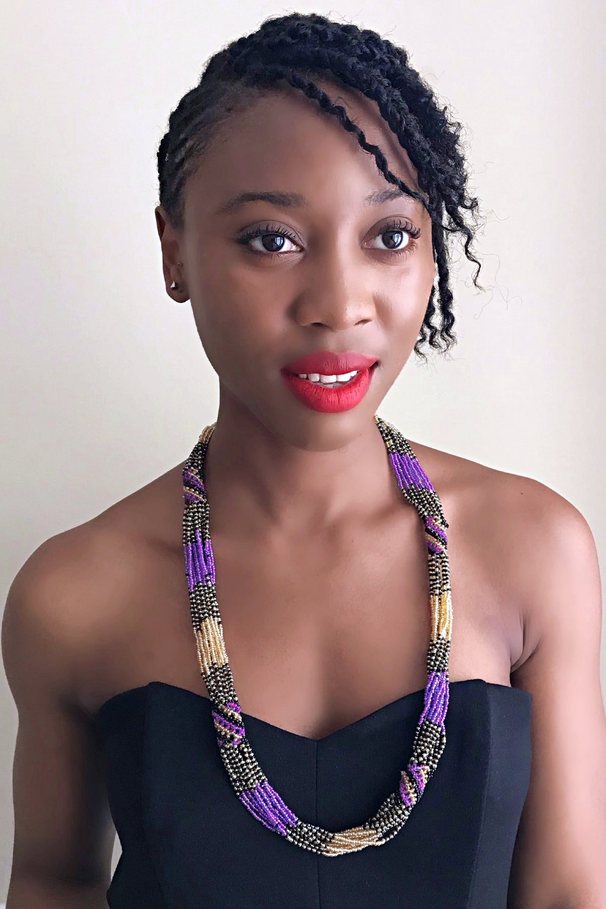 Maasai Beaded Long Necklace Afrilege