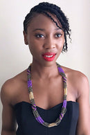 Maasai Beaded Long necklace - Afrilege