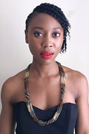 Maasai Beaded Long necklace - Afrilege