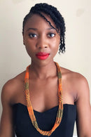 Maasai Beaded Long necklace - Afrilege