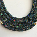 Multilayer Maasai beaded necklace - Afrilege