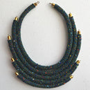 Multilayer Maasai beaded necklace - Afrilege