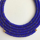Multilayer Maasai beaded necklace - Afrilege