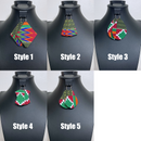 Neela African print drop earrings - Afrilege