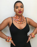 Kesia Africa Print Choker necklace - Afrilege