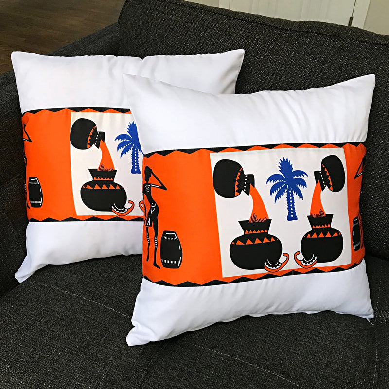 Arinze African Print Decorative Pillow cushions - Afrilege