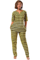 Desta African Print Women's Pants - Afrilege