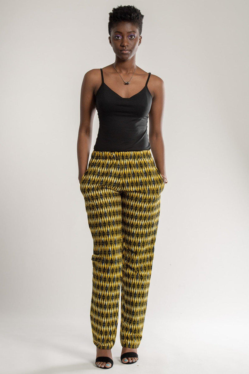 Desta African Print Women's Pants - Afrilege