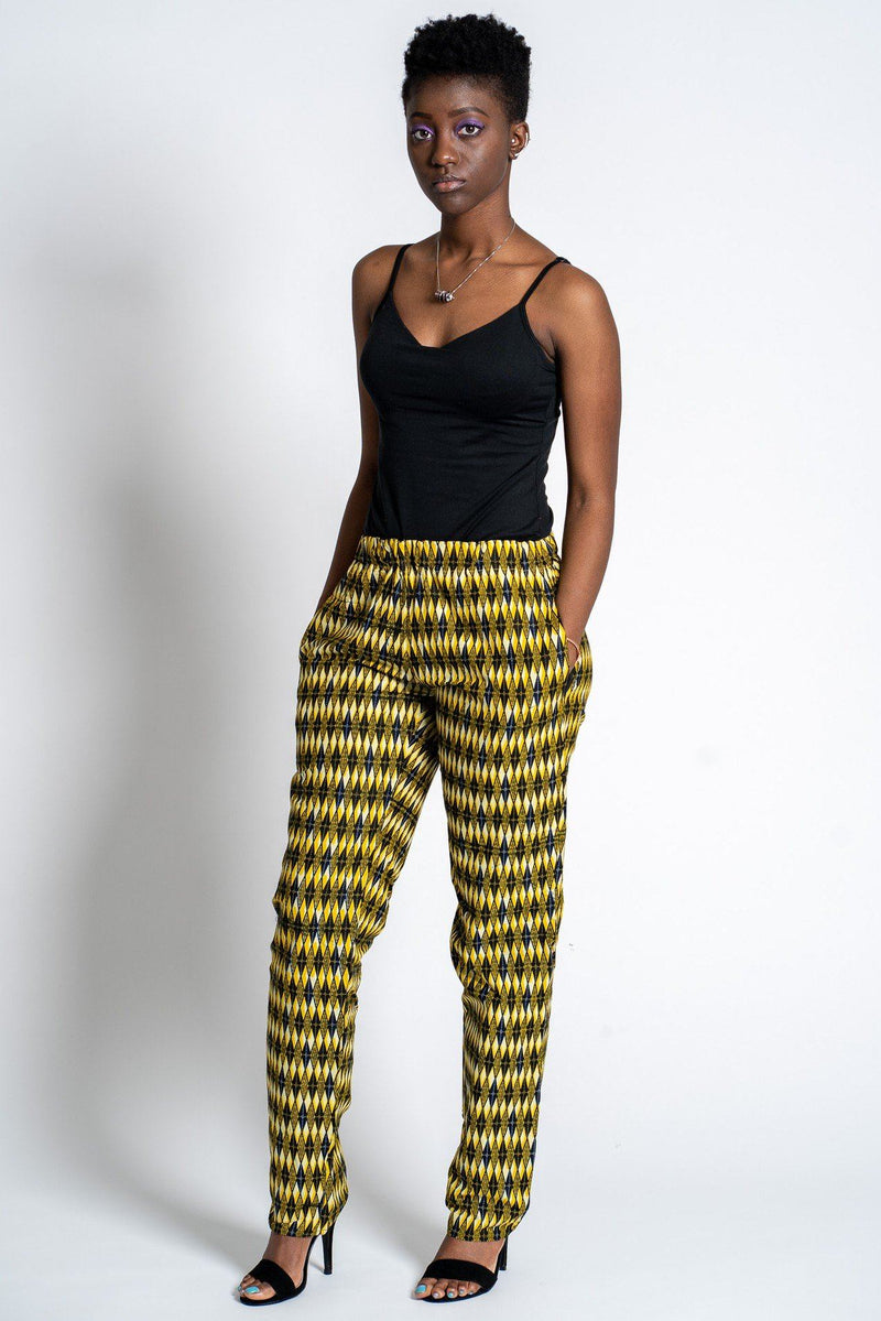 Desta African Print Women's Pants - Afrilege