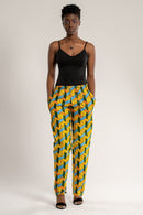 Duba Women's African Print Pants - Afrilege