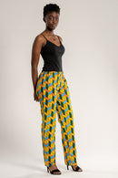 Duba Women's African Print Pants - Afrilege