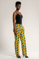 Duba Women's African Print Pants - Afrilege