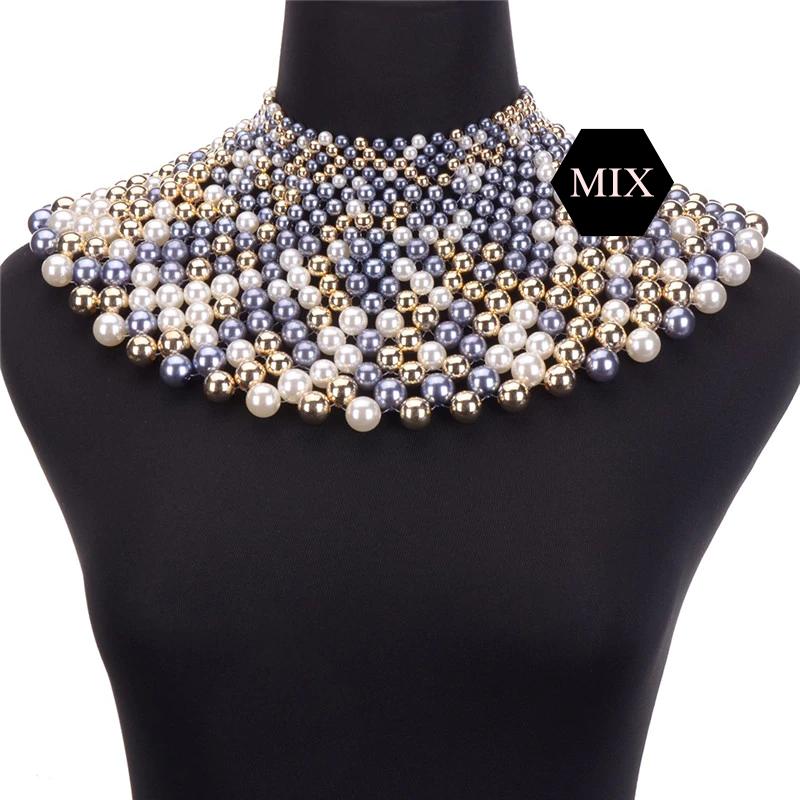 Egyptian Inspired Maxi Choker Necklace (Mix) - Afrilege