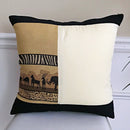 African Safari theme Decorative Pillow cushions - Brown / Beige / Black - Afrilege