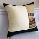 African Safari theme Decorative Pillow cushions - Brown / Beige / Black - Afrilege