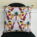 Jamai African Print Decorative Cushion Pillow Covers- 2 SIDES & 2 PRINTS - Afrilege