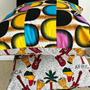 Jamai African Print Decorative Cushion Pillow Covers- 2 SIDES & 2 PRINTS - Afrilege