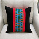Jayde African Print Decorative Pillow cushions - Red / Black / Green - Afrilege
