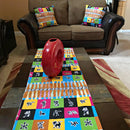 Lulu African Print Decorative Cushion Pillow Covers - 2 SIDES & 2 PRINTS - Afrilege