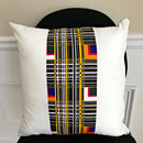 Zarah African Print decorative cushions - White - Afrilege