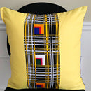 Zarah African Print decorative cushions - Yellow - Afrilege