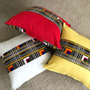 Zarah African Print decorative cushions - Yellow - Afrilege