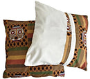 Salama African Print Afritude Pillow Covers - Brown - Afrilege