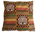 Salama African Print Afritude Pillow Covers - Brown - Afrilege