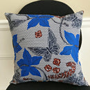 African Print Two-Sided Reversible decorative cushions Pillow Covers (Blue, Pink) - Afrilege