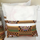 Salama African Print Afritude Pillow Covers - Brown - Afrilege