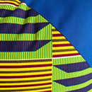 Sheena Kente African Print Afritude Pillow Covers - Yellow, green & purple - Afrilege