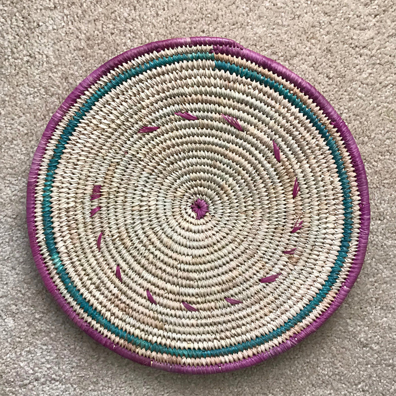 Colorful African hand woven trivets - Afrilege