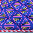 Afritude Reversible African Print Dining Placemats / Ankara Table Mats ( Brown / Purple) - Afrilege