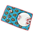 Reversible African Print Dining Placemats / Ankara Table Mats (Green / Green) - Afrilege