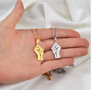 Black Lives Matter Raised Fist Pendant Necklace - Afrilege