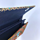 Hadja African print Purse Wallet - Black / Red - Afrilege