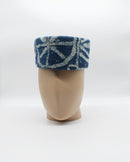 Authentic hand woven Ndop fabric hat for men - Afrilege