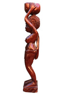 African Hand Carving statue Figurine - Afrilege