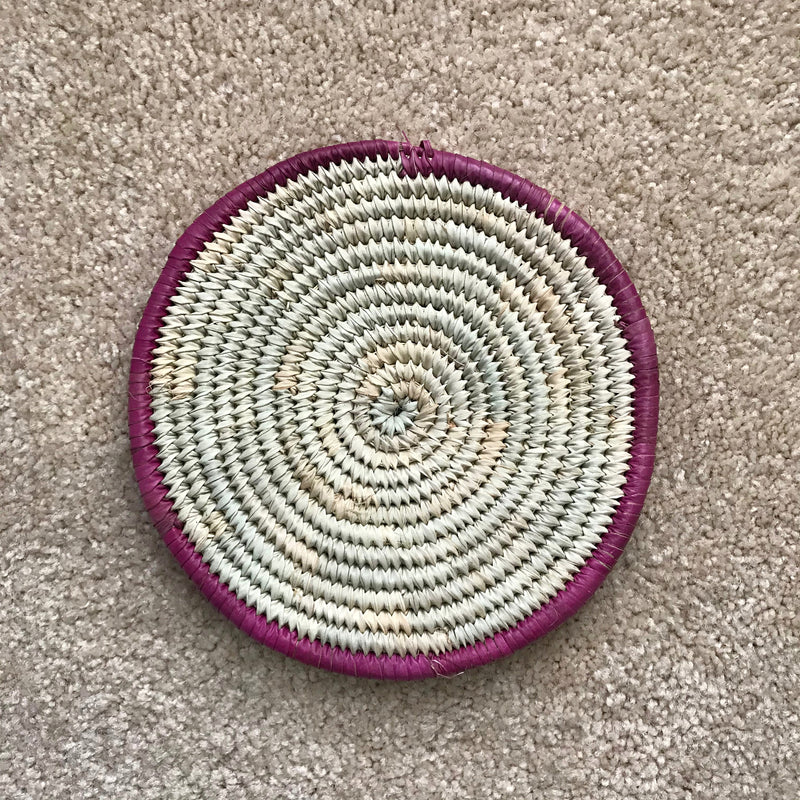 Colorful African hand woven trivets - Afrilege